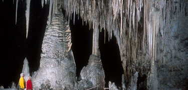 Temple of the Sun in the Big Room of Carlsbad Cavern.