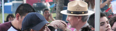 Law Enforcement Ranger during Fourth of July Event