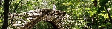 Foot bridge near Buffalo Spring