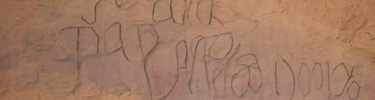Image of an old Spanish inscription