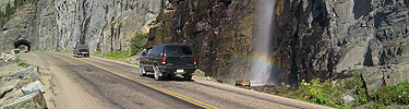 Going-to-the-Sun Road near the East Tunnel