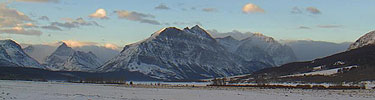 view from St. Mary Visitor Center