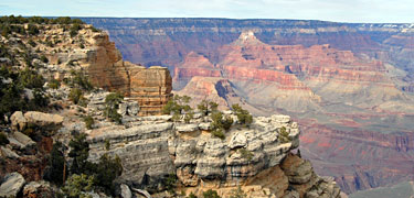 View from Trailview Overlook, Hermit Road