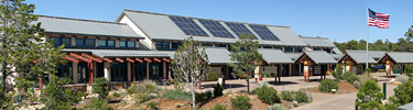 Visitor Center at Canyon View Information Plaza
