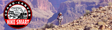 Hiker in the Grand Canyon - Hiking Smart !
