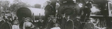 First train to Arrive at Grand Canyon Village, 1901