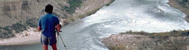 Measuring Colorado River beaches