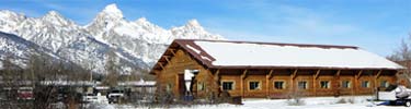 Western Center for Historic Preservation Moose office in winter