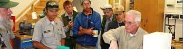 WCHP staff observing trainer