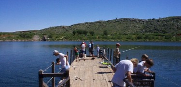kids fishing off the dock