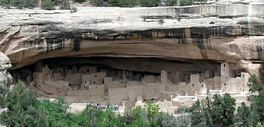 Cliff Palace is Mesa Verde's largest cliff dwelling