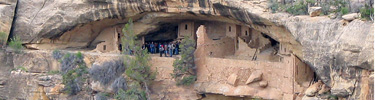View of Balcony House tour