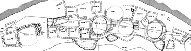 Sketch map of site.