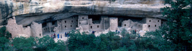 View of Spruce Tree House from above.