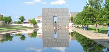 The east Gate of Time reflected