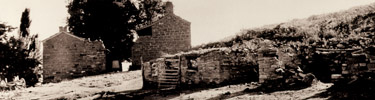 Pipe Spring Fort and East Cabin in the 1920s