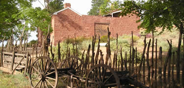 The fort at Pipe Spring National Monument, also called Winsor Castle.
