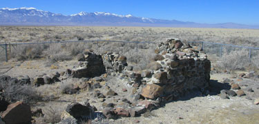 Remains of the Boyd Station in the Utah west desert.