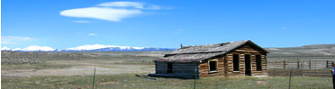 Pony Express relay station at Pacific Springs Hotel, WY