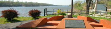 Landing for Historic Missouri River Crossing at St. Joseph, MO