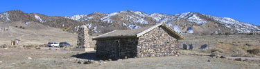 Pony Express relay station at Simpson Springs in the Utah west desert.