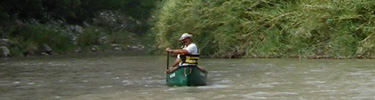Park ranger patrolling the Lower Canyons