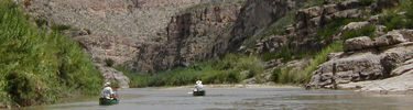 Two canoes