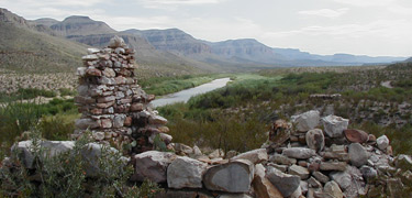 Ruins along the Rio Grande