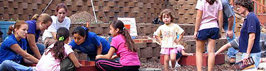 Mock Dig during Archaeology Day