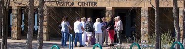 Volunteers give guided tours at all four missions