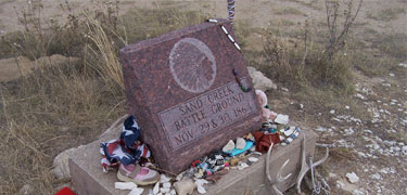 Sand Creek Massacre NHS, 1950s site marker