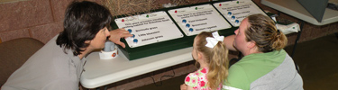 Teaching about the kinds of vegitation found at Washita Battlefield.