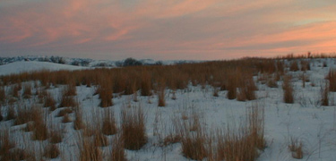 Sunset on Battlefield in Winter, NPS Photo