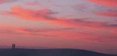 couple enjoying the sunset