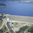 Arbuckle dam and the Lake of the Arbuckles
