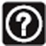 Information symbol with question mark