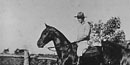 Park Ranger on horseback, 1910