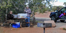 Campers at Colorado National Monument Campers at Colorado National Monument