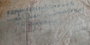 Image of Governor Onate's inscription carved in 1605