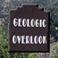 Geologic Overlook sign