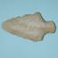 Chert native American point from the park's museum.