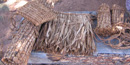 Items made from cliffrose bark.