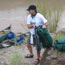 Loading the canoes