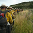 photo of a hotshot crew on the job