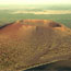 Aerial view of Sunset Crater Volcano