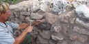 Removing Mortar from Tuzigoot