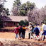 School group on the trail