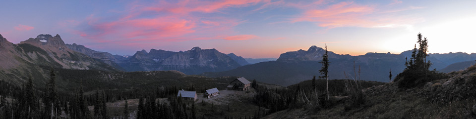Sunset at Granite Park Chalet