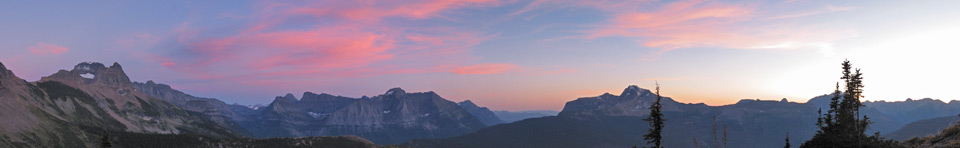 Sunset at Granite Park Chalet