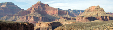 Across the Tonto Trail west of Indian Garden